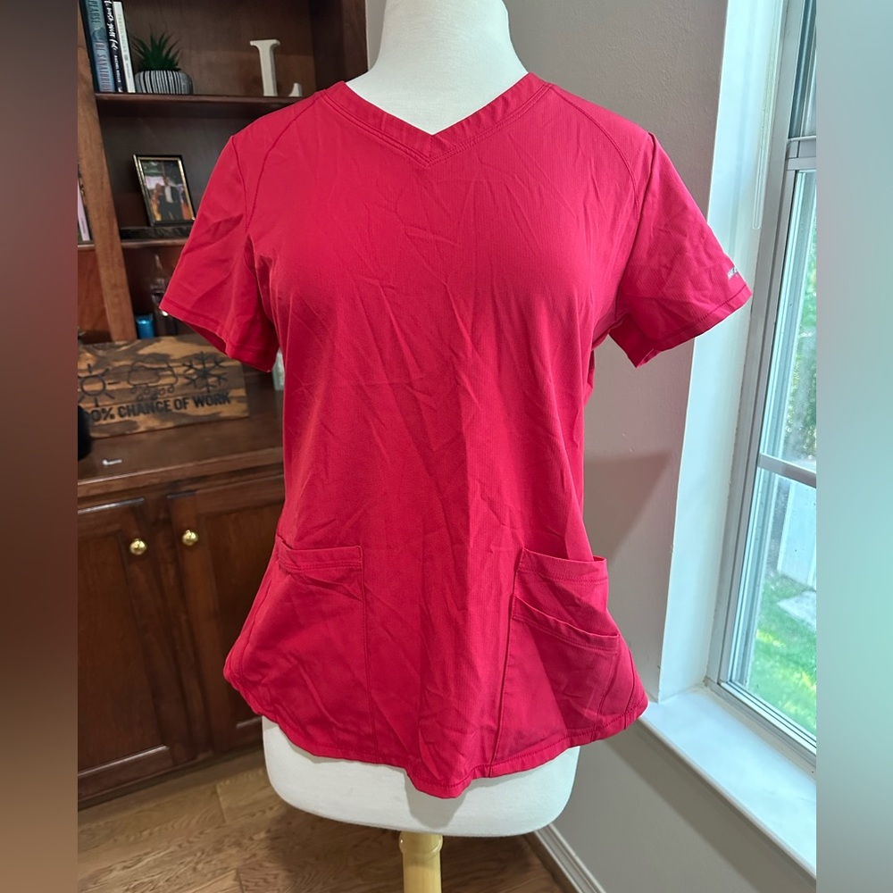 Pink Sketchers Scrub Top